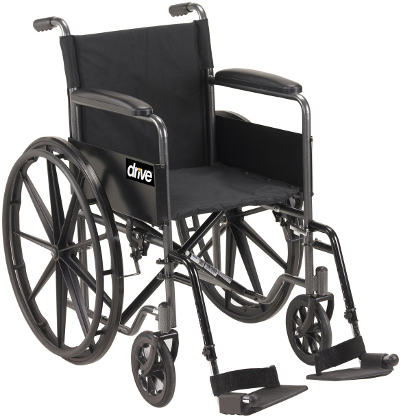 Rental 18" Standard Lightweight Wheelchair 