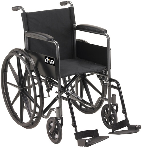 Rental 16" Standard Lightweight Wheelchair